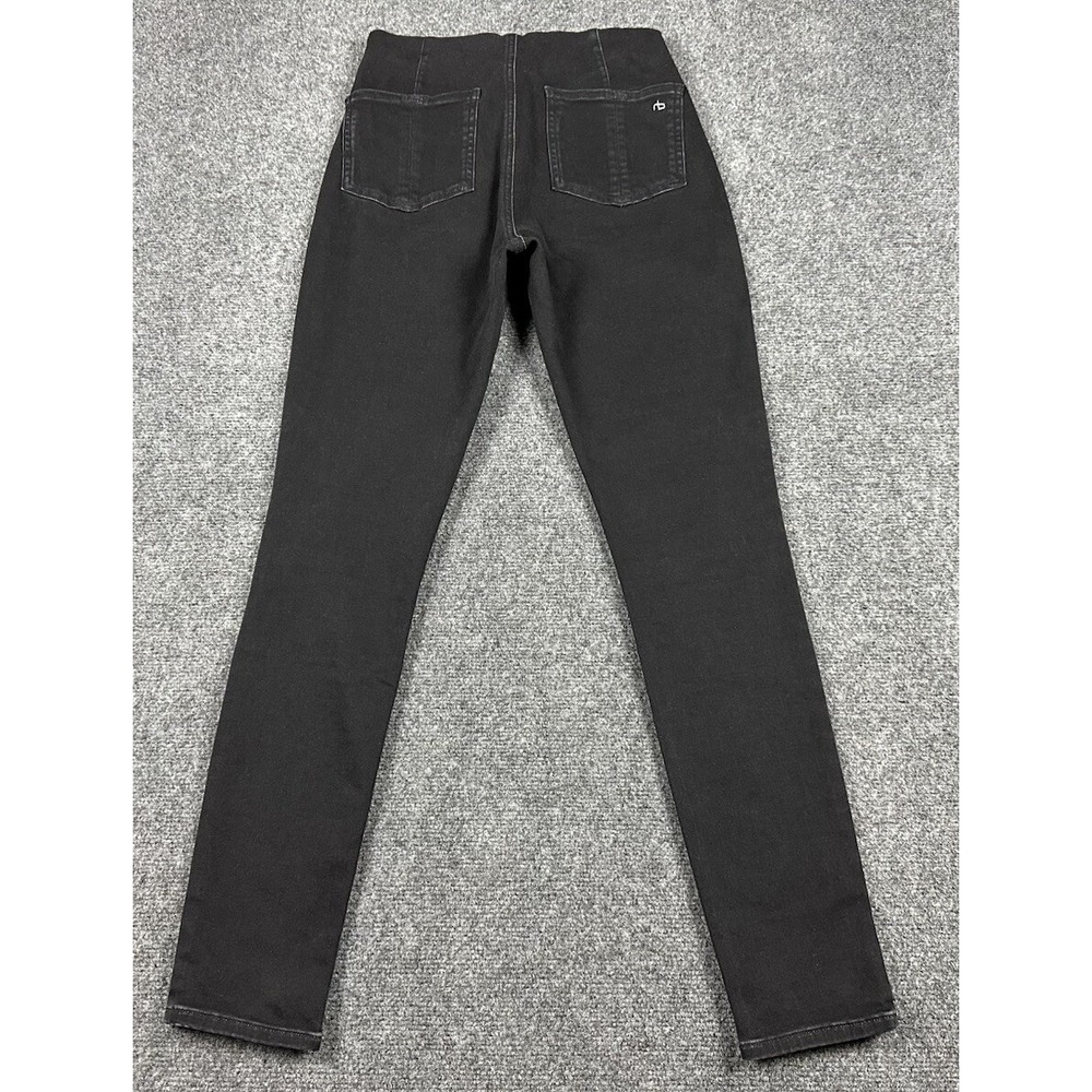 Rag & Bone Women's Denim Pull On Dress Pants 2-Pockets Small Black Night Out
